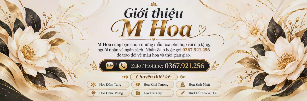 Ảnh bìa Shop hoa tươi Vĩnh Long - Một món hoa, nhiều điều muốn nói